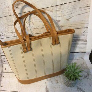 Rachel Zoe Los Angeles New York Chic Brown & Tan Tote Handbag